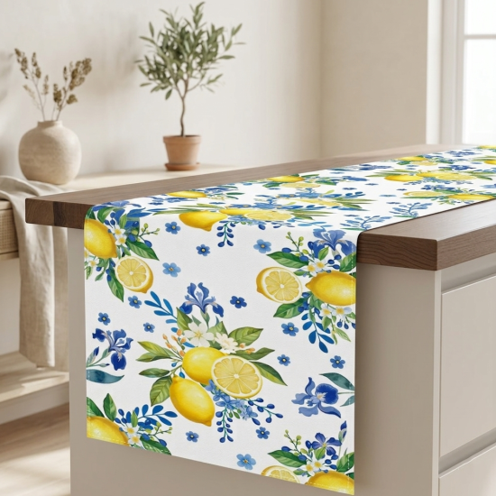 Lemon Pattern Table Runner